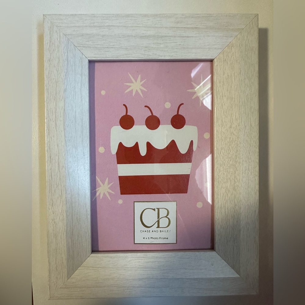 Chase and Bailey Pink Cake Art Frame